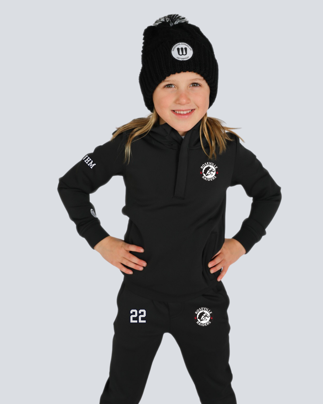 Custom hoodies, joggers, Sweezers (shorts) , and Hats