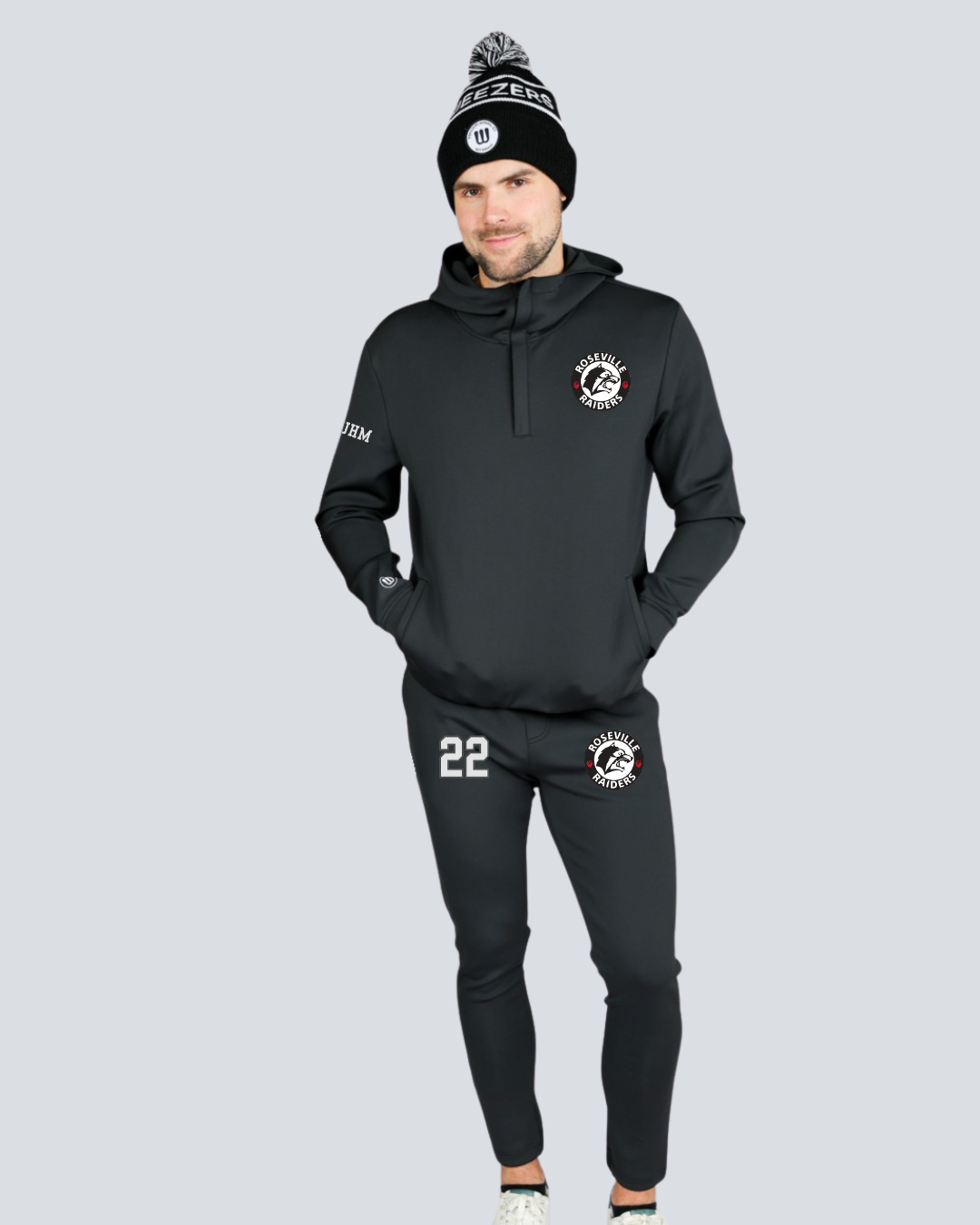 Custom hoodies, joggers, Sweezers (shorts) , and Hats