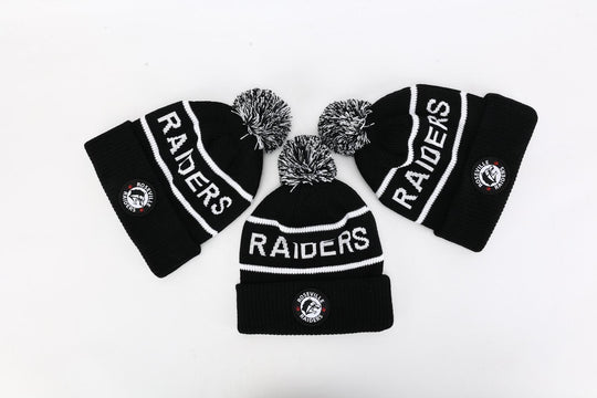 Raiders Winter Pom Hat