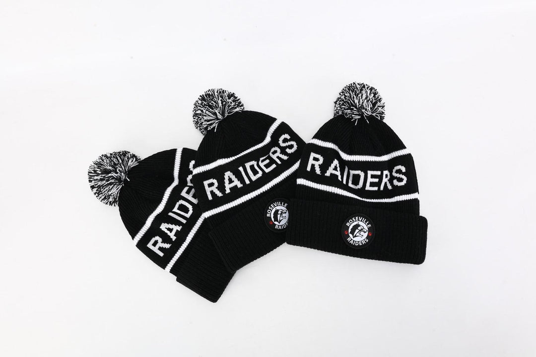 Raiders Winter Pom Hat